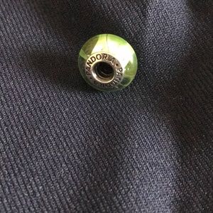 Pandora Green Glass Charm